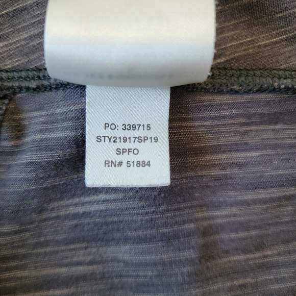 Patagonia Centered Crop Leggings Heathered Gray Size Medium - Picture 7 of 10